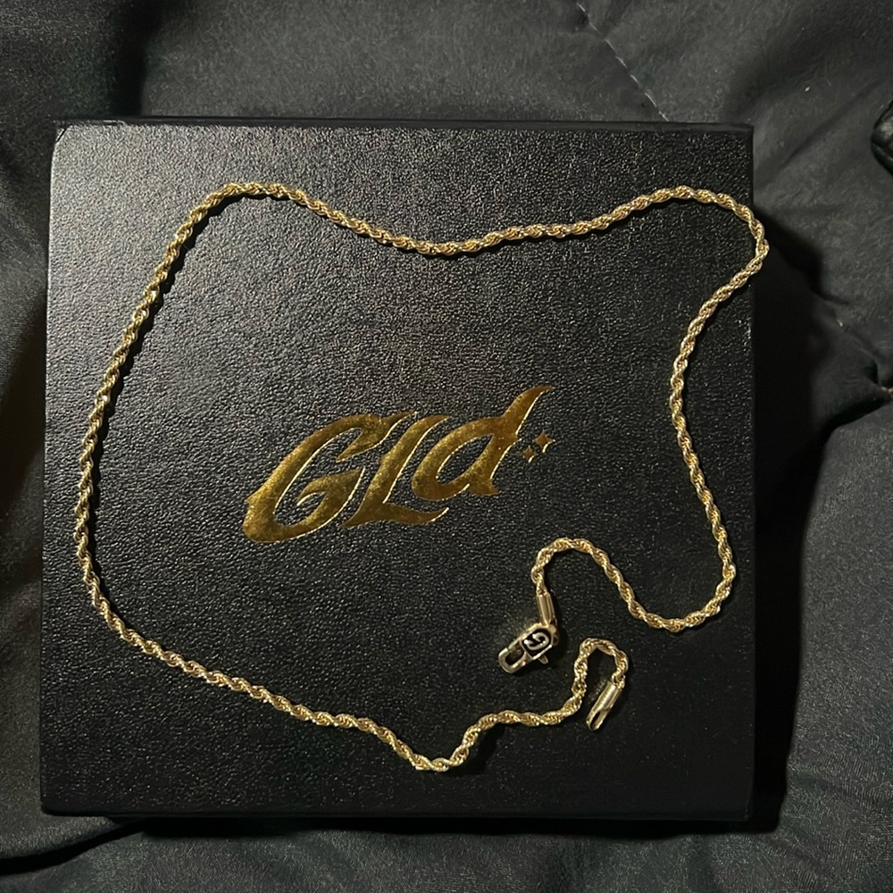 GLD- gold plated necklace 18” brand new